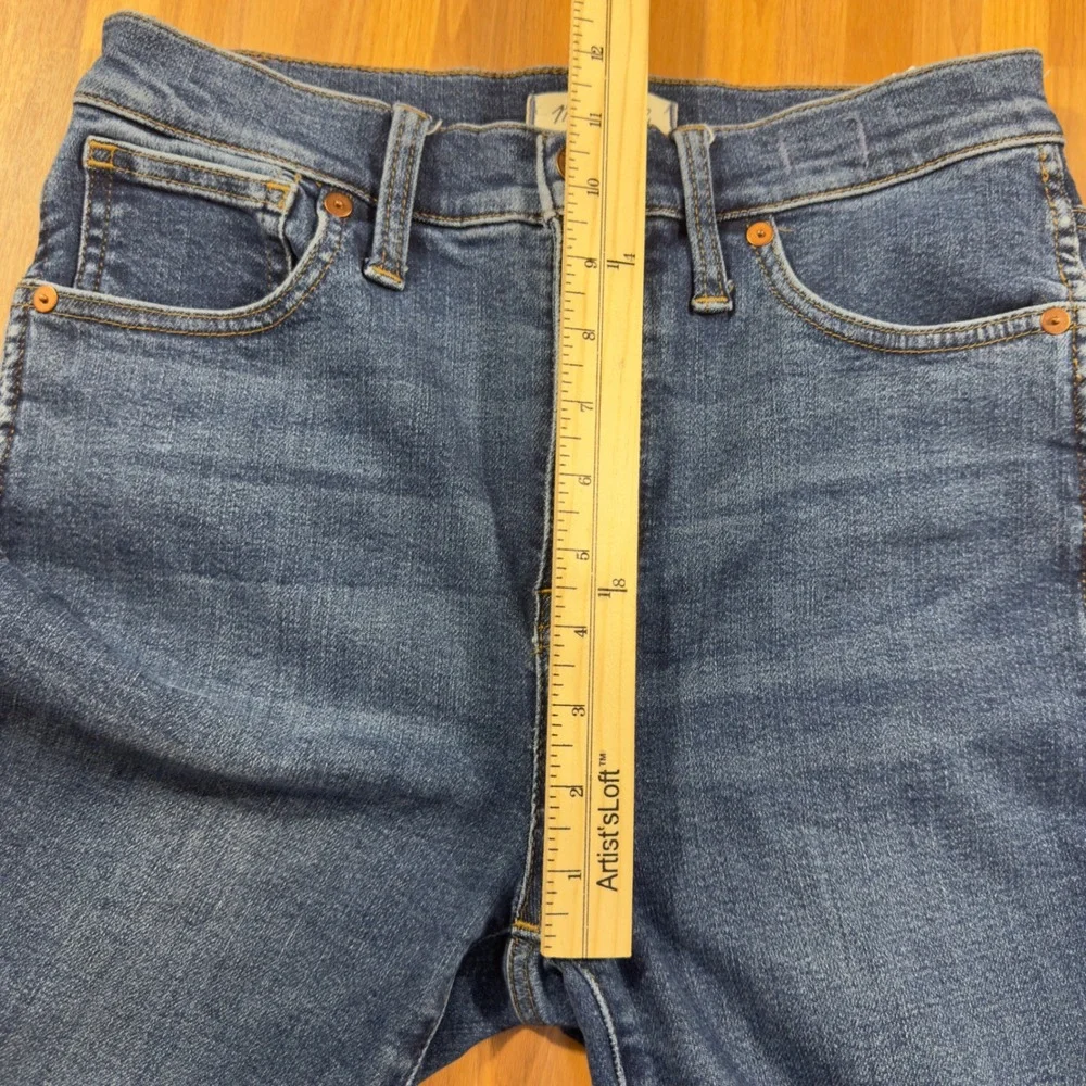 Madewell 10 High-Rise Skinny Jeans Tall 28T Medium Wash Denim G8549